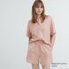 Розовая пижама UNIQLO 228931144 рубашка и шорты 228931144 фото 1