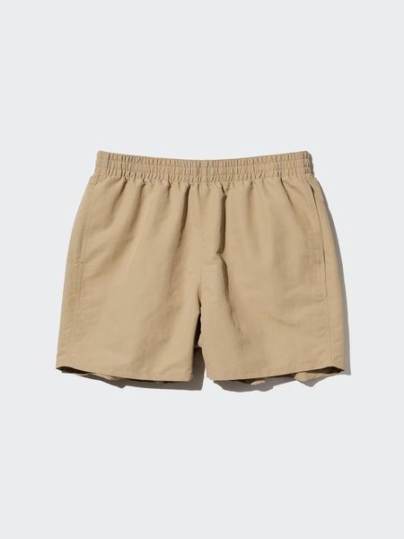 Чоловічі пляжні шорти Uniqlo 866777291 Бежевий 866777291 фото
