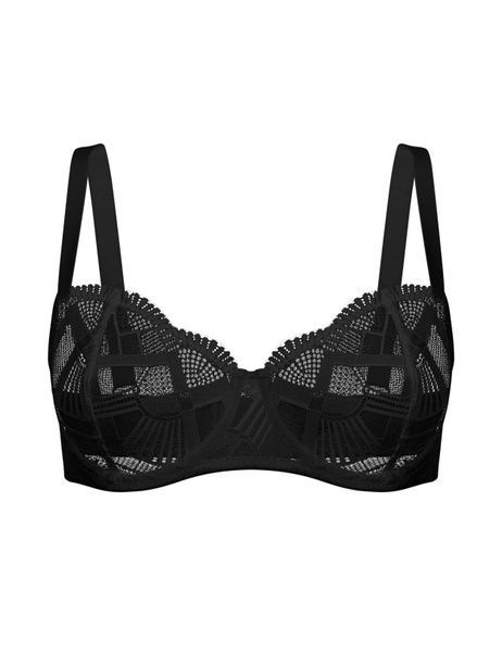 Балконет с мягкой чашкой brabrabra SLZ25901005 чёрный SLZ25901005_чорний фото