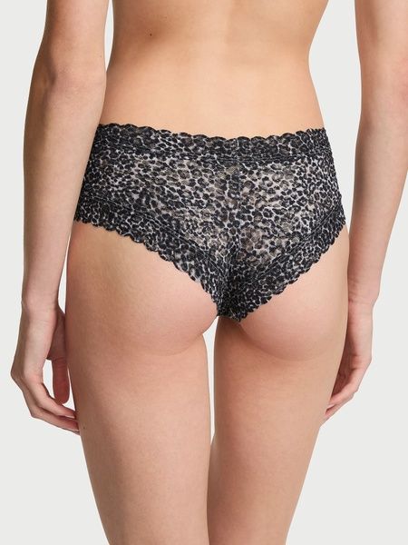 Кружевные трусики Чики Victoria's Secret 176612949 серые 176612949 фото