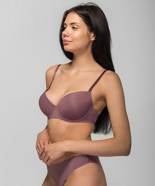 Бюстгальтер brabrabra SLZ19801076 с Push-up на косточках SLZ19801076_виноград фото