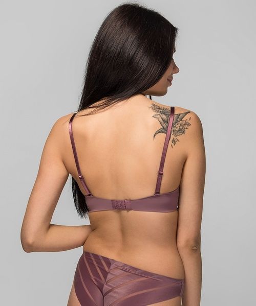 Бюстгальтер brabrabra SLZ19801076 с Push-up на косточках SLZ19801076_виноград фото