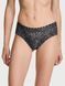 Кружевные трусики Чики Victoria's Secret 176612949 серые 176612949 фото 1