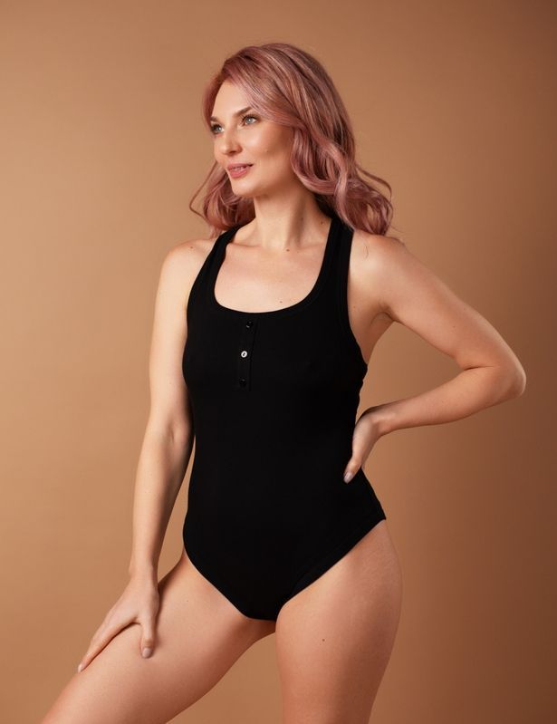 Боди домашнее brabrabra HOM25315001 чёрный HOM25315001_чорний фото