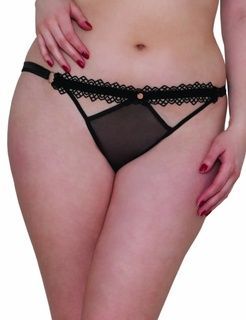 Трусики стрінг Scantilly ST3402 з середньою посадкою ST3402_чорний фото