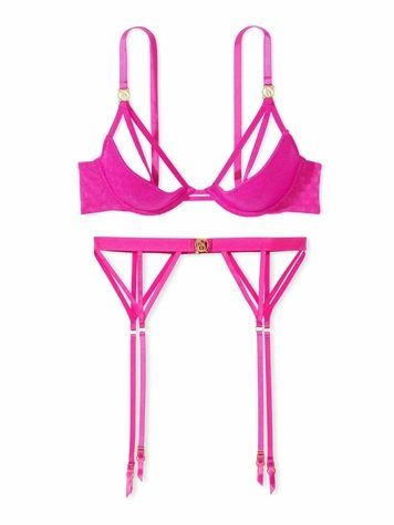 Комплект жіночої білизни Victoria's Secret 749992845 рожевий 749992845 фото